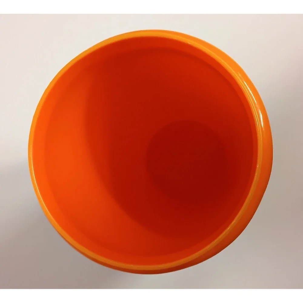 Vintage Tupperware Container 262-6 With Drink Lid 603-2 Pour Spout‎ Orange 8.5